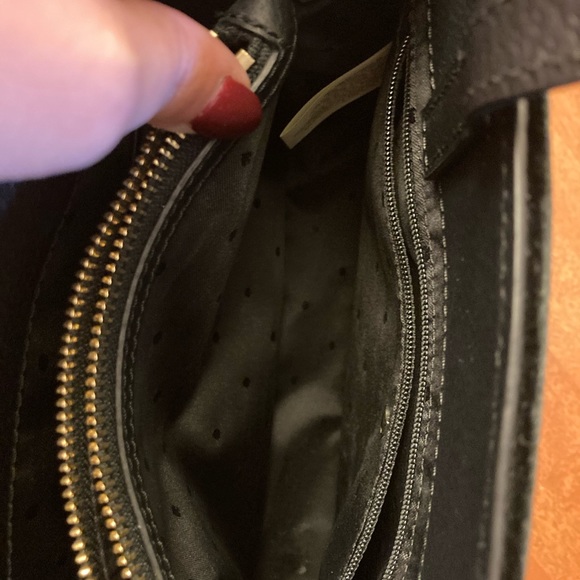 EUC Kate Spade black Thompson Street velvet Sam crossbody purse looks brand new - Picture 13 of 16